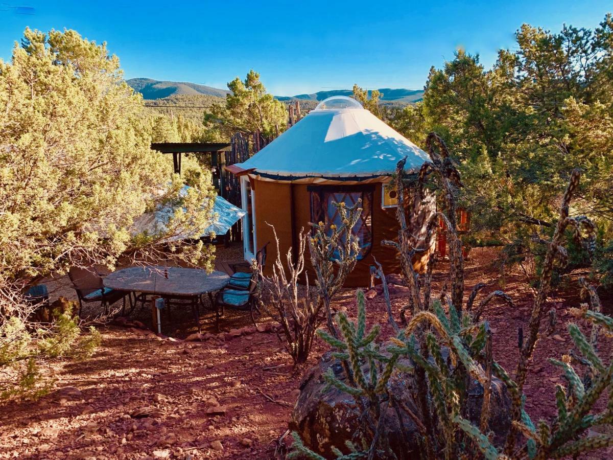 The Yoga Yurta At Sunny Mellow Eco Villa Tijeras Exterior foto
